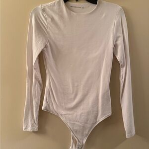 Abercrombie & Fitch Classic White Bodysuit